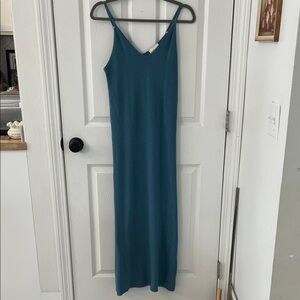 Chic Teal Maxi Dress